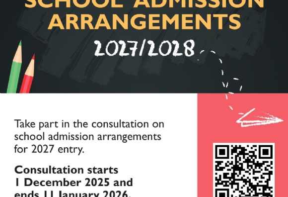 Image for Consultation On School Admission Arrangements 2027/2028